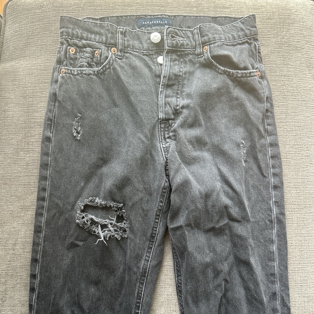 Ripped black jeans